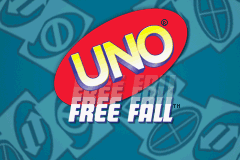 UNO Free Fall title screen for GameBoy Advance